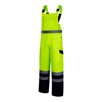 HIGH VIS. BIB PANTS gul, " 3XL" , CE, LAHTI