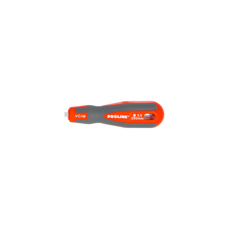 Skruvmejsel platt, magnetsik, SOFT TOUCH 5.0*250 MM PROLINE