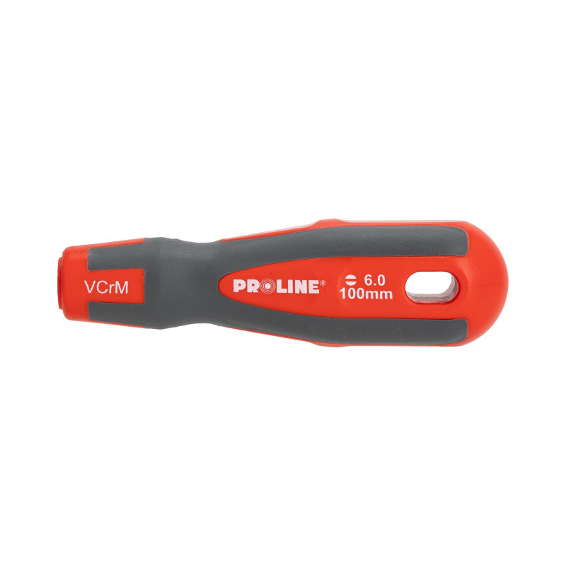 Skruvmejsel platt, magnetsik, SOFT TOUCH 6.0*100MM PROLINE