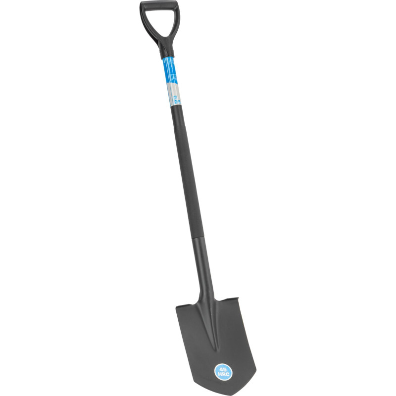 Spetsig spade, härdat stål, metallskaft 1150mm Spetsig spade, härdat stål, metallskaft 1150mm