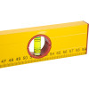 Vattenpass, pulverlackat gul, aluminium och plast, med linjal på sidan (metrisk), 3 libeller, 600MM. Vattenpass, pulverlackat gul, aluminium och plast, med linjal på sidan (metrisk), 3 libeller, 600MM.