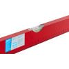 Vattenpass, pulverlackat röd, aluminium och plast, med linjal på sidan (metrisk), 3 libeller, 60cm Vattenpass, pulverlackat röd, aluminium och plast, med linjal på sidan (metrisk), 3 libeller, 60cm