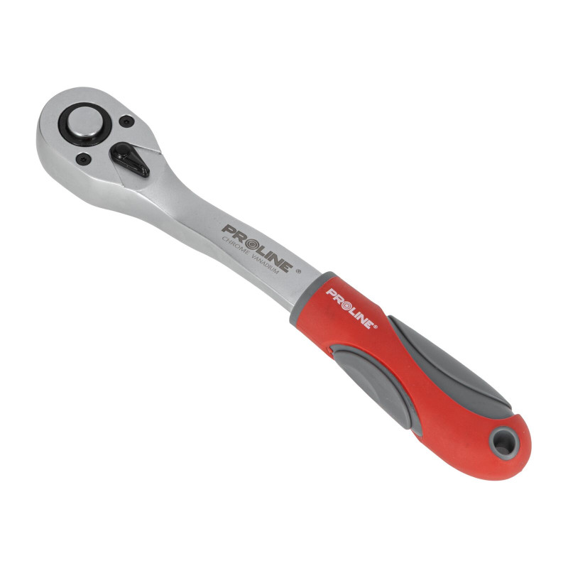 Spärrskaft 1/2" 250mm CV, böjd, tryckknapp, PROLINE Spärrskaft 1/2" 250mm CV, böjd, tryckknapp, PROLINE