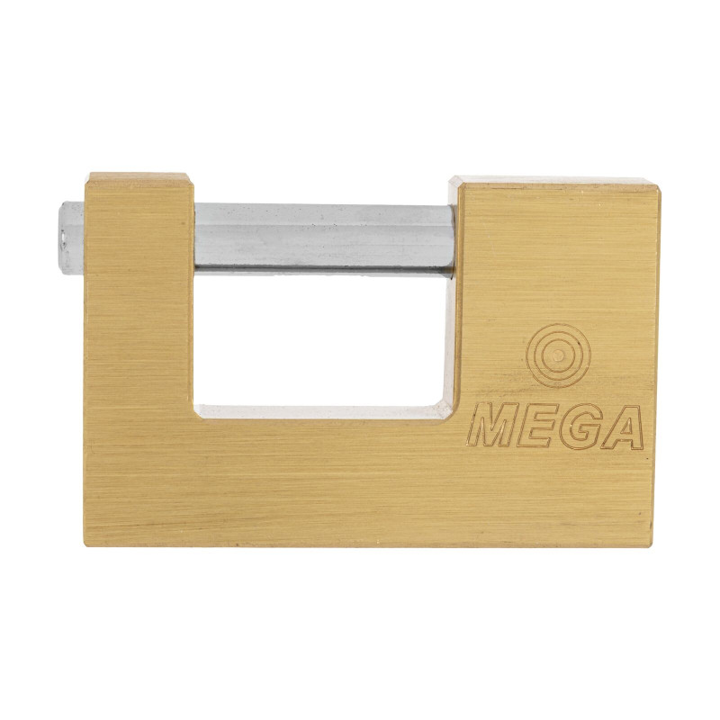 CLOSE SHACKLE BRASS PADLOCK 65MM. SHACKLE CHROME PLATED, HARDENED 10MM DIA, DIST. 20MM. CLOSE SHACKLE BRASS PADLOCK 65MM. SHACKLE CHROME PLATED, HARDENED 10MM DIA, DIST. 20MM.