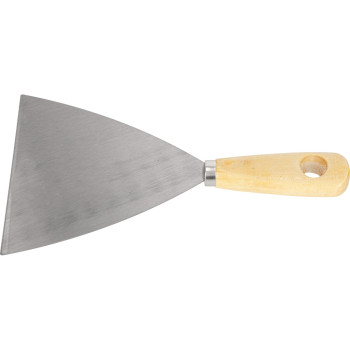 SCRAPER 12 5MM, HANGING WHOLE IN LIGHT WOODEN LACQUERED HANDLE SCRAPER 12 5MM, HANGING WHOLE IN LIGHT WOODEN LACQUERED HANDLE
