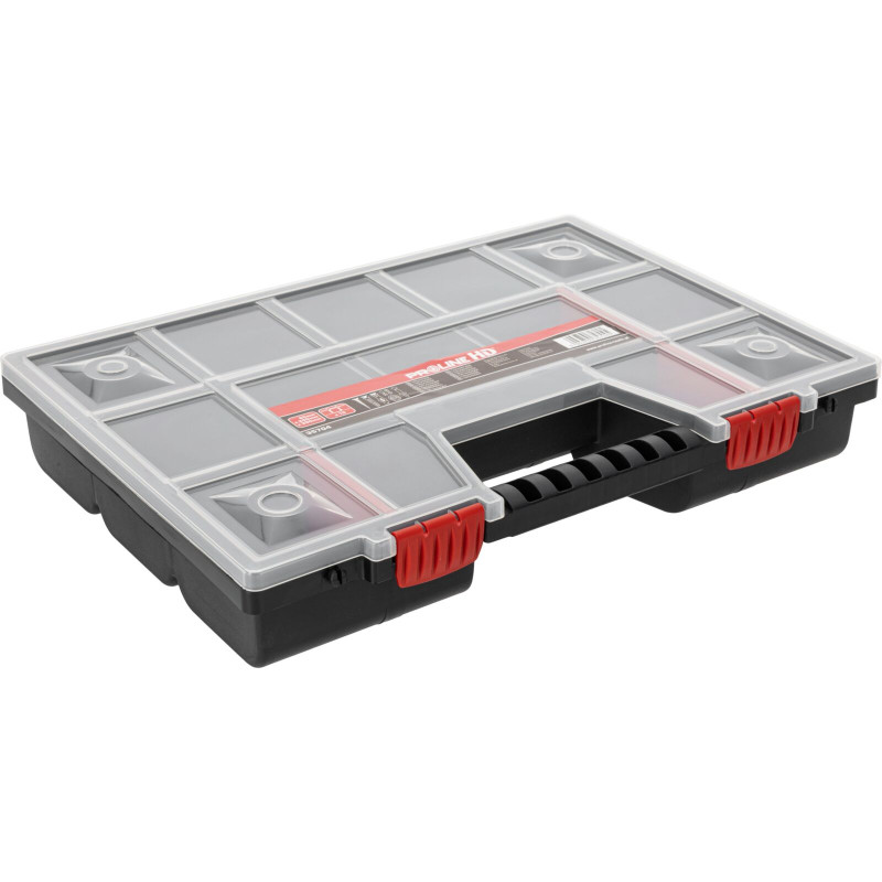 Förvaringsbox, organiser med handtag 15 fack 6.5x29x39, PROLINE HD Förvaringsbox, organiser med handtag 15 fack 6.5x29x39, PROLINE HD