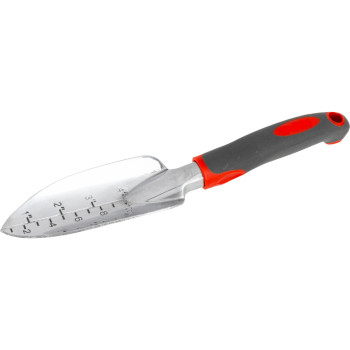 Planteringsspade 31cm smal med skala, aluminium, Proline