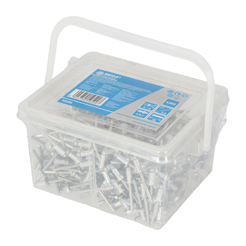 BLIND RIVETS - 4.8   10.0 MM, 500st