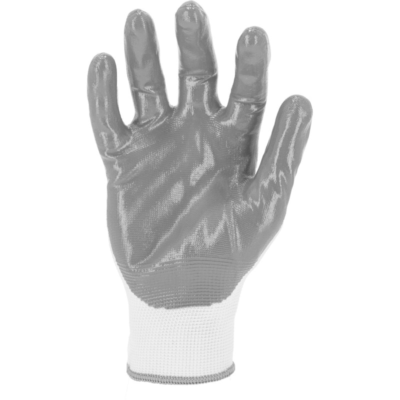 GLOVES NITRILE GREY-WHITE L220311P, 12 PAIRS, " 11" , CE,LAHTI GLOVES NITRILE GREY-WHITE L220311P, 12 PAIRS, " 11" , CE,LAHTI