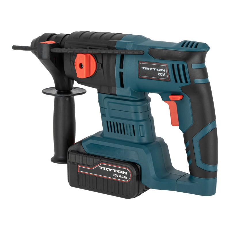 Slagborrmaskinn, HAMMER DRILL 20V, SDS+, 4 FUNCTION, 2J, 2X4AH BATT.