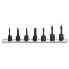 Skruvutdragarsats - koniska skruvutdragare / bultutdragare, sats 7st. 3/8" och 1/2" 1-10mm, Beta Tools Skruvutdragarsats - koniska skruvutdragare / bultutdragare, sats 7st. 3/8" och 1/2" 1-10mm, Beta Tools