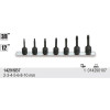 Skruvutdragarsats - koniska skruvutdragare / bultutdragare, sats 7st. 3/8" och 1/2" 1-10mm, Beta Tools Skruvutdragarsats - koniska skruvutdragare / bultutdragare, sats 7st. 3/8" och 1/2" 1-10mm, Beta Tools