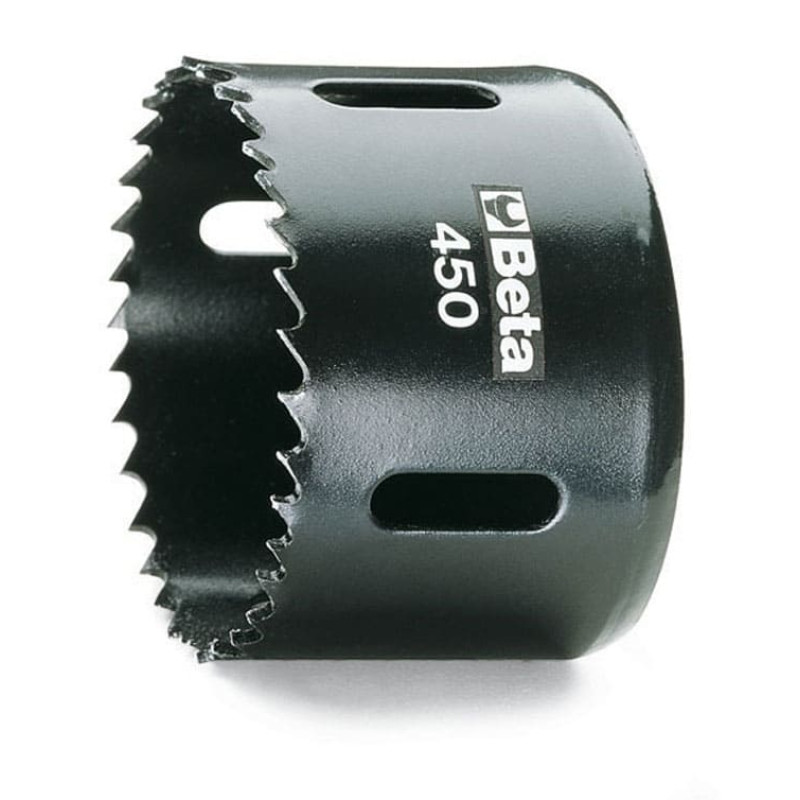 Hålsågsats 13 delar HSS bi-metall, 19-64mm, centrumborr, adapter, plastbox, Beta Tools Hålsågsats 13 delar HSS bi-metall, 19-64mm, centrumborr, adapter, plastbox, Beta Tools