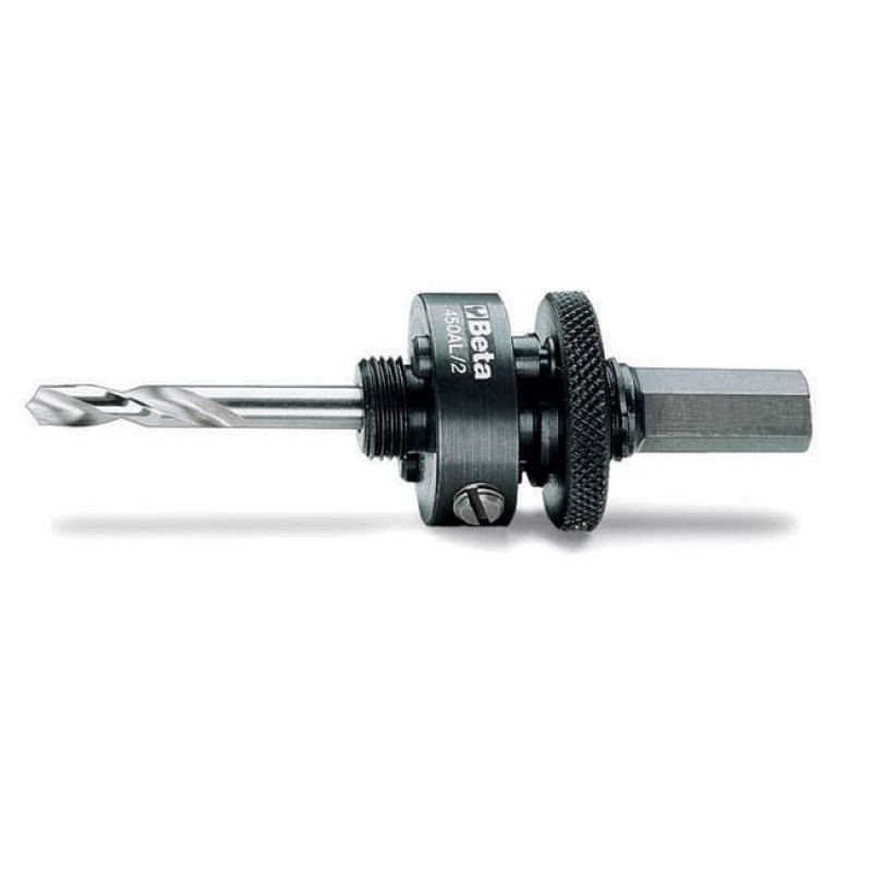 Hålsågsats 13 delar HSS bi-metall, 19-64mm, centrumborr, adapter, plastbox, Beta Tools Hålsågsats 13 delar HSS bi-metall, 19-64mm, centrumborr, adapter, plastbox, Beta Tools