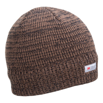 Mössa, Mössa, ACRYLIC HAT, THINSULATE THERMAL LINING, BROWN MELANGE, LAHTI