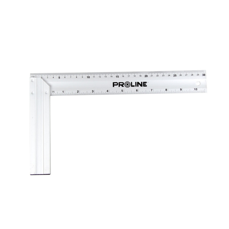 Vinkelhake med linjal, aluminium, 500x235mm, Proline Vinkelhake med linjal, aluminium, 500x235mm, Proline