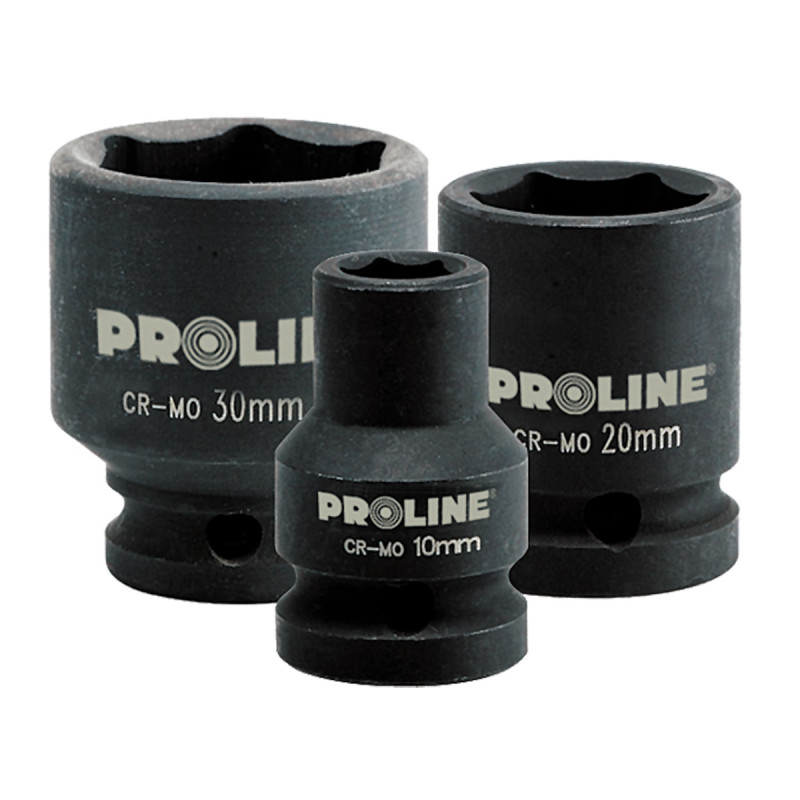 Krafthylsa 3/4" 19-60mm CRV-MO slaghylsa, PROLINE Krafthylsa 3/4" 19-60mm CRV-MO slaghylsa, PROLINE