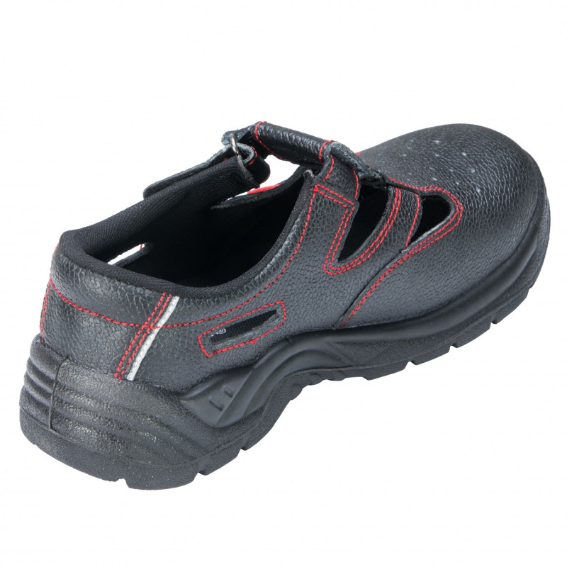 SANDALS, LEATHER, BLACK, S1 SRC , " 39" , CE, LAHTI SANDALS, LEATHER, BLACK, S1 SRC , " 39" , CE, LAHTI