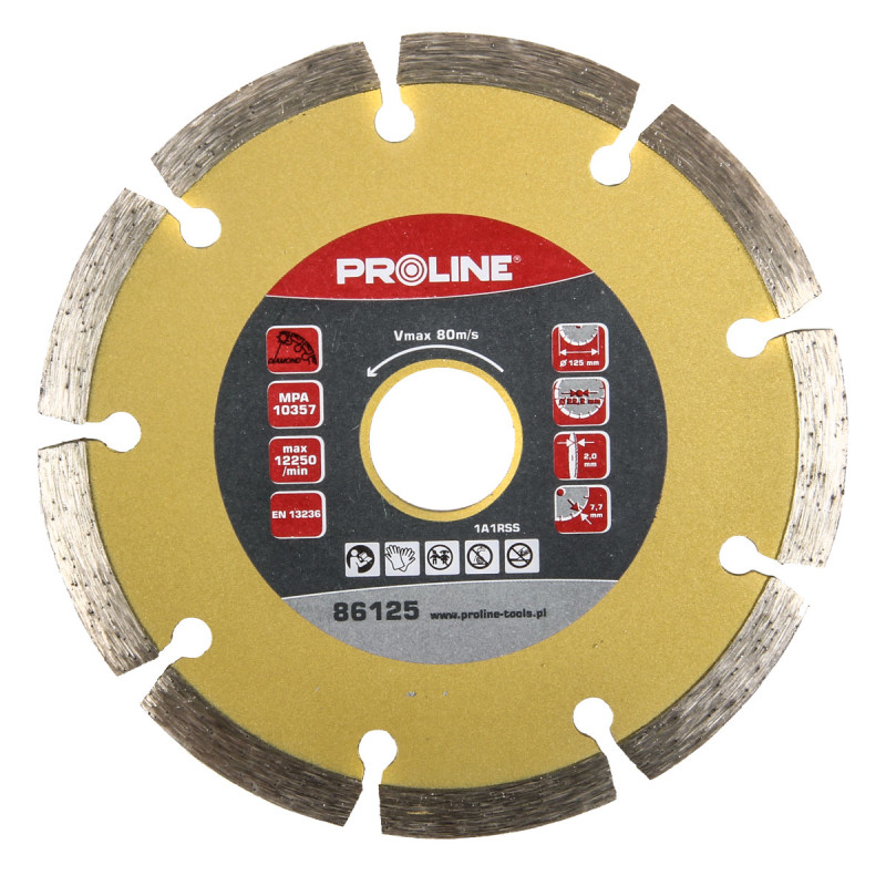 Diamantkapskiva, 230x2.5x7.5 22.2mm  PROLINE