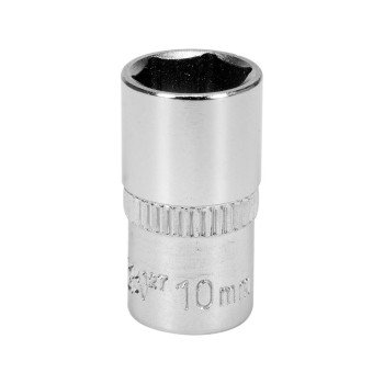 Hylsa 10mm hex 1/4", satin, Yato Hylsa 10mm hex 1/4", satin, Yato