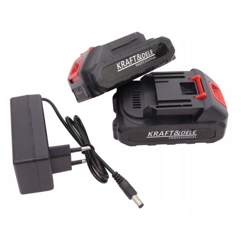 Grensåg, sladdlös 2st batterier 2Ah 21V, kedjesåg 4", ladare, väska, Kraft & Delle Grensåg, sladdlös 2st batterier 2Ah 21V, kedjesåg 4", ladare, väska, Kraft & Delle