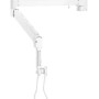 Monitorarm, roterande skärmhållare, lång skärmarm justerbar, väggfäste 178cm, Spacetronik