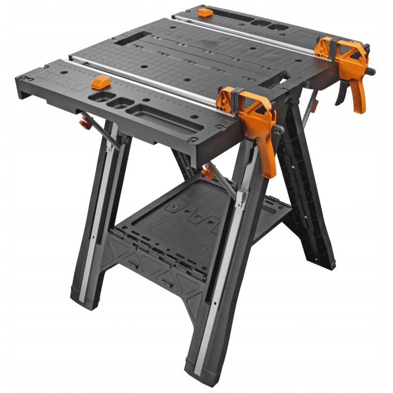 Arbetsbord, verkstadsbord hopfällbart sågbord, boack, 79 x 63 x 81 cm, Worx Arbetsbord, verkstadsbord hopfällbart sågbord, boack, 79 x 63 x 81 cm, Worx