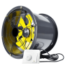 Axial Kanalfläkt 300 mm, 3600m3/h, 128Pa, 10-120W 230v, vattentät IP68 industrifläkt, Bestfan Axial Kanalfläkt 300 mm, 3600m3/h, 128Pa, 10-120W 230v, vattentät IP68 industrifläkt, Bestfan