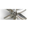 Väggmonterad in- eller utsugsfläkt 80-138cm i diameter, remdrivem nockfläkt, industrifläkt med gravitationsjalusi, galvad stål Väggmonterad in- eller utsugsfläkt 80-138cm i diameter, remdrivem nockfläkt, industrifläkt med gravitationsjalusi, galvad stål