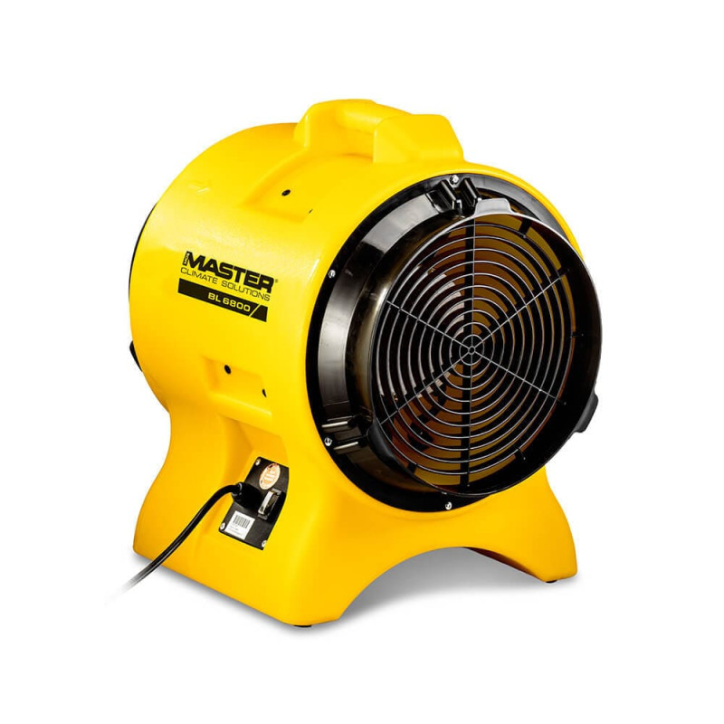 Axial cirkulationsfläkt 3900 m³/h, 750W, byggfläkt, Master