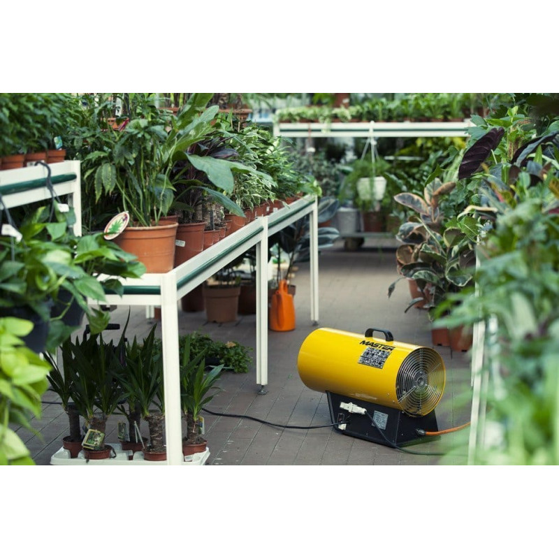 Värmefläkt 16kW 300 m³/h gasolvärmare 230V, Master Värmefläkt 16kW 300 m³/h gasolvärmare 230V, Master