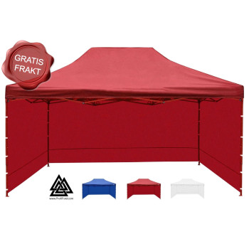 Snabbtält 2x2m, tålig, 4 väggar, dörr, väska, olika färger, tryck som tillval (popup tält, reklamtält, marknadstält, trädgårdstält, eventtält, expresstält), ProfiFold