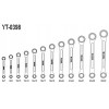 Ringnyckelsats 12-delars 6-32MM, 12-kant, Yato
