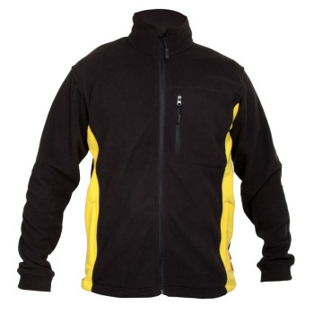FLEECE JACKET, BLACK AND gul, " 3XL" , CE, LAHTI FLEECE JACKET, BLACK AND gul, " 3XL" , CE, LAHTI