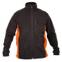 FLEECE JACKET, GRAPHITE AND ORANGE, " 2XL" , CE, LAHTI