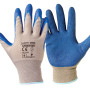 GLOVES LATEX BLUE-GREY L210410P, 12   PAIRS, " 10" , CE, LAHTI
