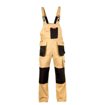 BIBPANTS, BEIGE, 100% COTTON, " L (52)" , CE, LAHTI BIBPANTS, BEIGE, 100% COTTON, " L (52)" , CE, LAHTI