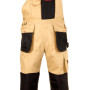 BIBPANTS, BEIGE, 100% COTTON, " 2L (54)" , CE, LAHTI