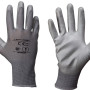 Handskar poliuretan grå L230210P, 12   PAIRS, " 10" , CE, LAHTI