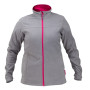 LADIES' FLEECE JACKET,GREY AND PINK , " XL" , CE, LAHTI