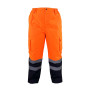 HIGH VISIBILITY PADDED PANTS, ORANGE, " 3XL" , CE, LAHTI