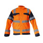HIGH VIS. JACKET ORANGE 'PREMIUM', " 2XL" , CE, LAHTI