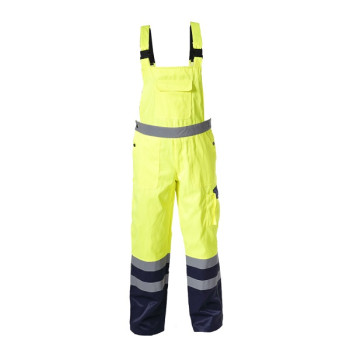 HIGH VIS. BIB PANTS gul, " L" , CE, LAHTI