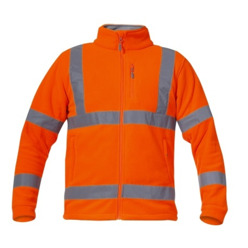 HIGH VISIBILITY FLEECE JACKET ORANGE, " 2XL" , CE, LAHTI HIGH VISIBILITY FLEECE JACKET ORANGE, " 2XL" , CE, LAHTI