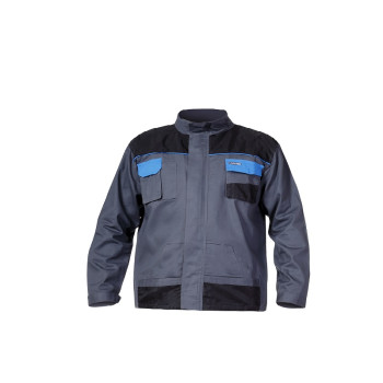 JACKET GREY-BLUE 100% COTTON, 190GM2, " M (50)" , CE, LAHTI JACKET GREY-BLUE 100% COTTON, 190GM2, " M (50)" , CE, LAHTI