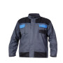 JACKET GREY-BLUE 100% COTTON, 190GM2, " 2L (54)" , CE, LAHTI