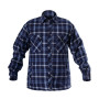 FLANNEL SHIRT PADDED, NAVY-BLUE, " XL" , CE, LAHTI