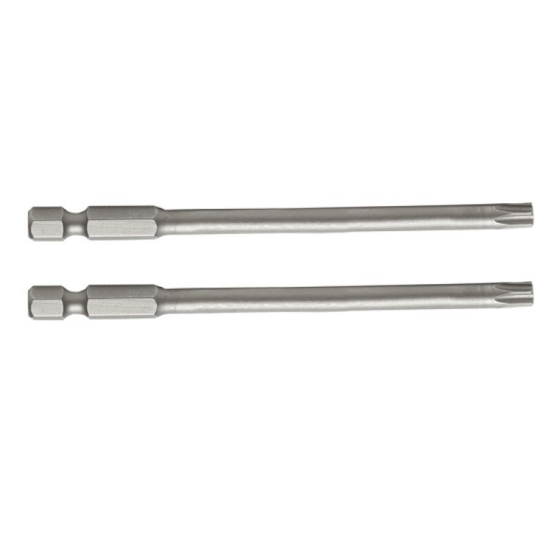 TORX BIT 1/4" T10, L=100MM, 2st. S2, PROLINE TORX BIT 1/4" T10, L=100MM, 2st. S2, PROLINE