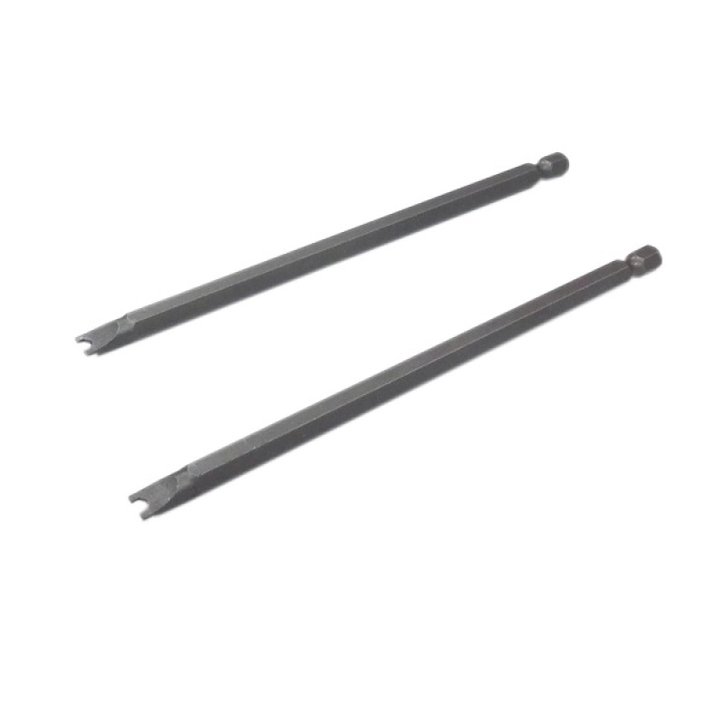 Bits med öppen U-ände, bits blocknyckel 1/4" NO.6, L=150MM, 2st., S2, PROLINE Bits med öppen U-ände, bits blocknyckel 1/4" NO.6, L=150MM, 2st., S2, PROLINE