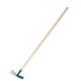 SIMPLE HOE WITH förK WITH WOOD STEM LENGTH 110CM